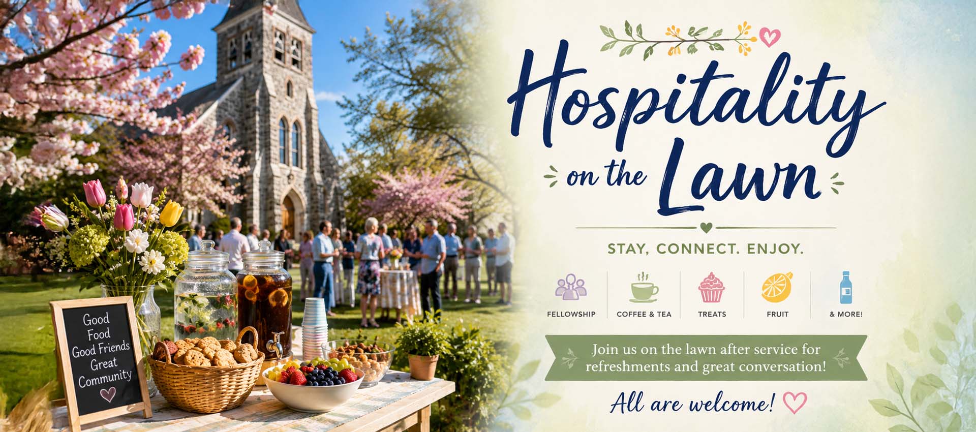 Hospitality on the lawn