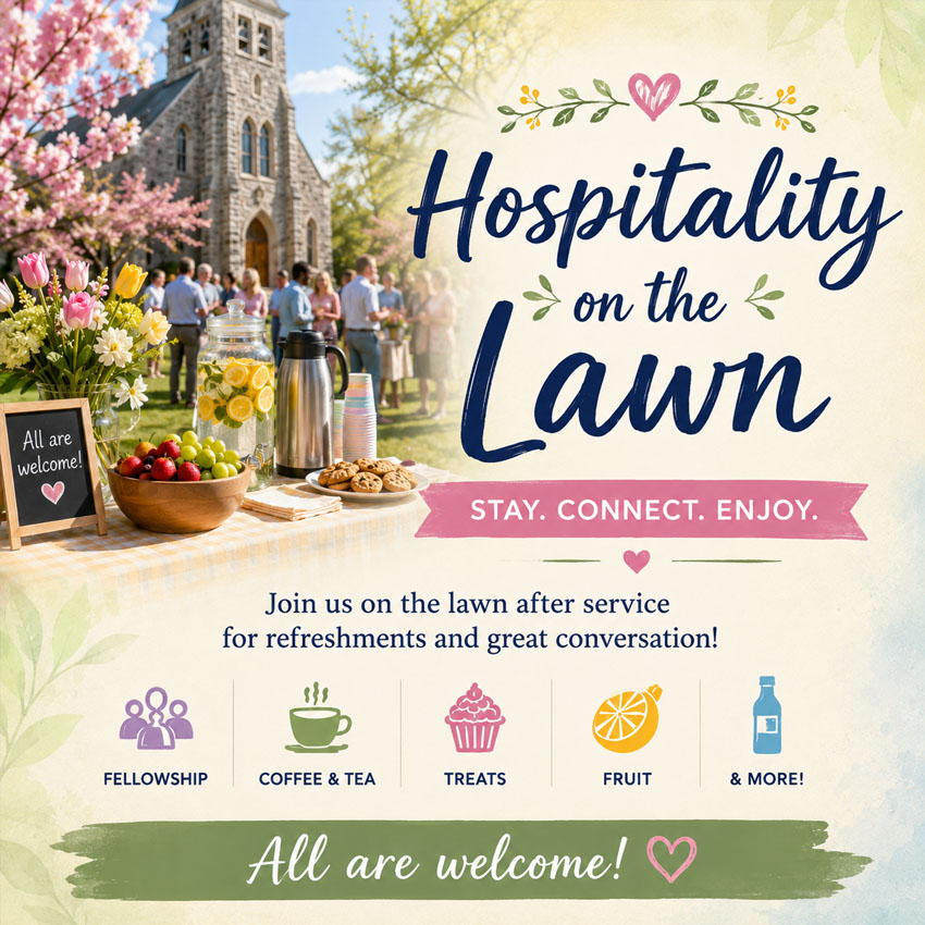 Hospitality on the lawn